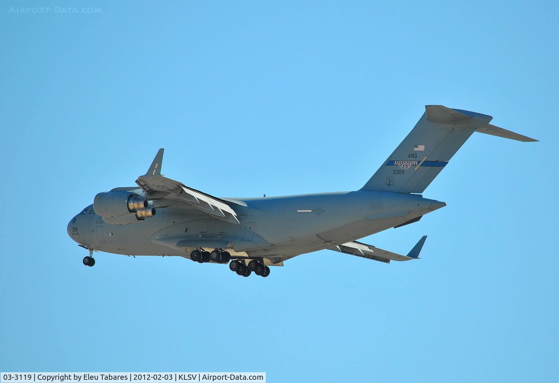 03-3119, 2003 Boeing C-17A Globemaster III C/N 50127/F126/P119, Taken during Red Flag Exercise at Nellis Air Force Base, Nevada.