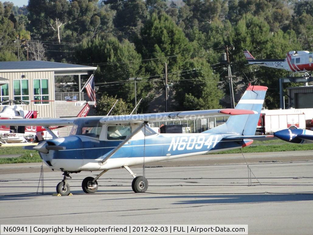 N60941, 1969 Cessna 150J C/N 15070682, Parked and tied down