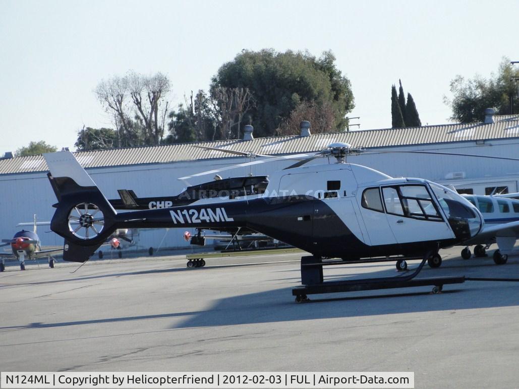 N124ML, 2001 Eurocopter EC-120B Colibri C/N 1262, Parked on the southside on her dolly