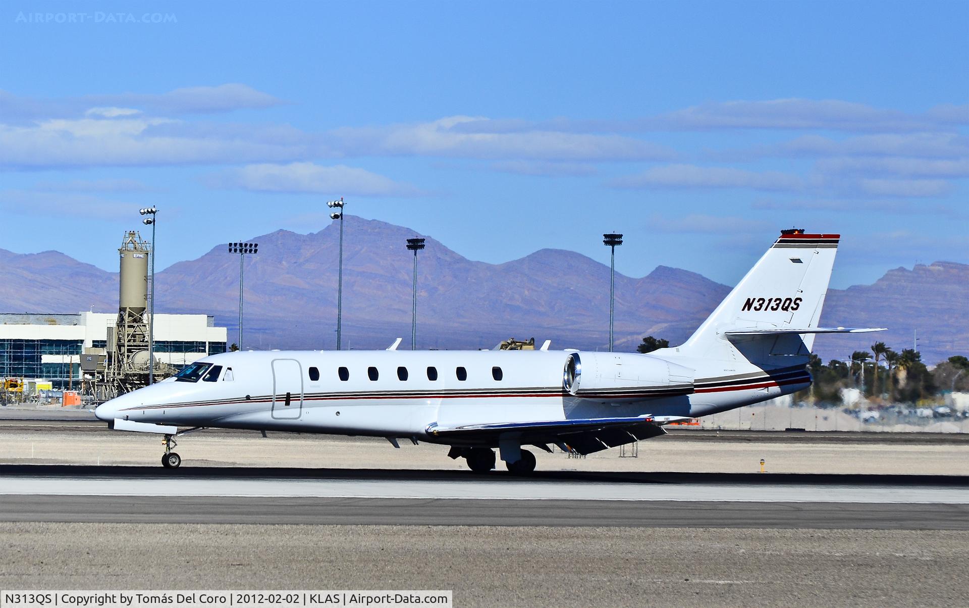 N313QS, 2007 Cessna 680 Citation Sovereign C/N 680-0140, N313QS Cessna 680 C/N 680-0140

- Las Vegas - McCarran International (LAS / KLAS)
USA - Nevada, February 02, 2012
Photo: Tomás Del Coro