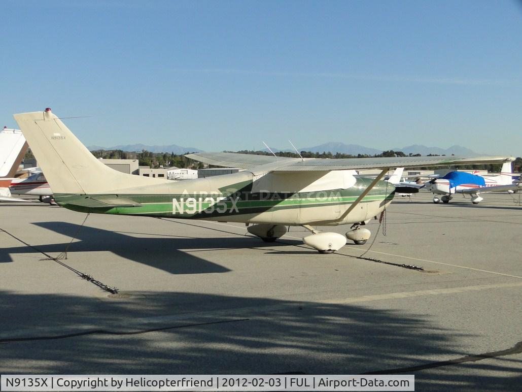 N9135X, 1961 Cessna 182D Skylane C/N 18253535, Parked on the south west side
