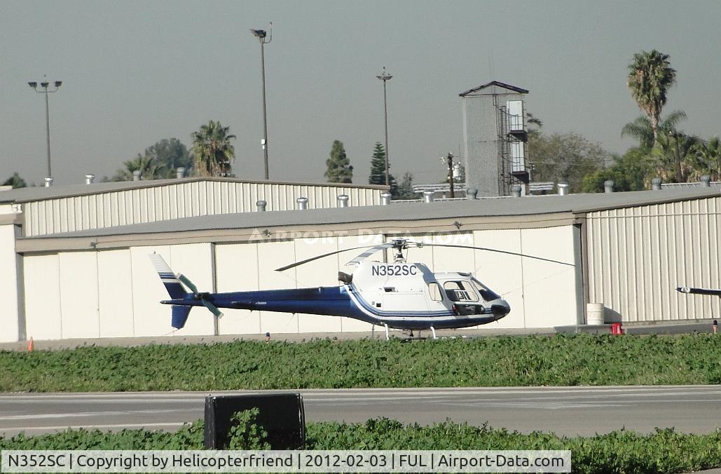N352SC, 1986 Eurocopter AS-350B-2 Ecureuil C/N 1980, Parked on the northside