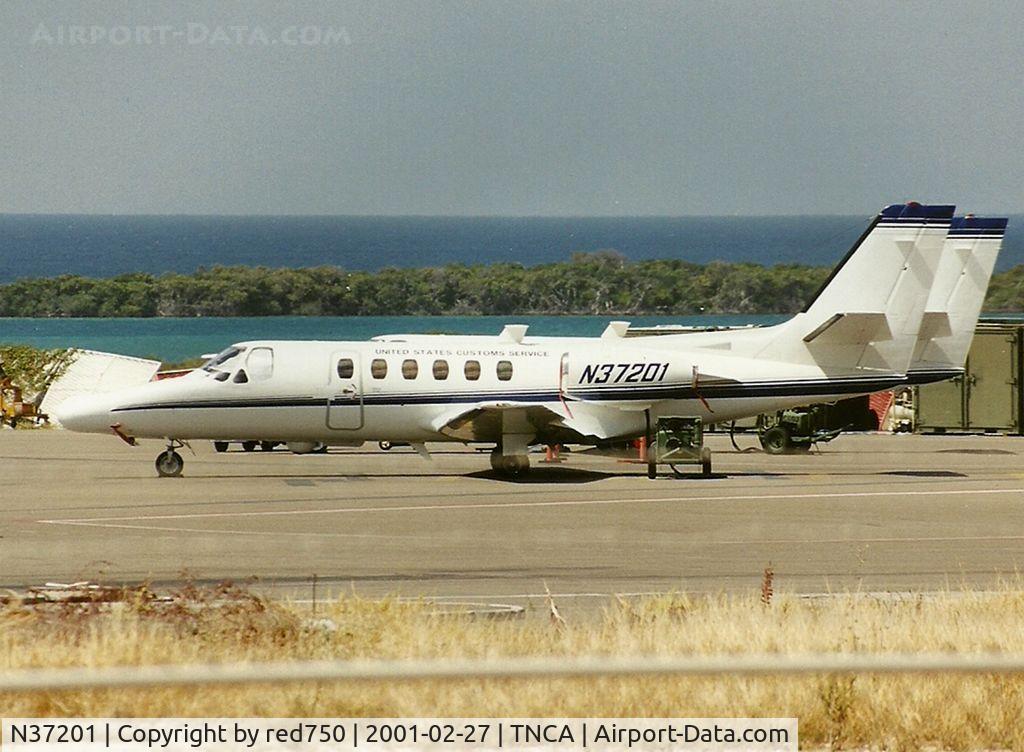 N37201, 1991 Cessna 550 C/N 550-0655, Photograph by Edwin van Opstal with permission. Scanned from a color print.