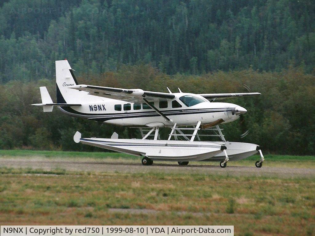 N9NX, Cessna Caravan Amphibian C/N 20800129, Photograph by Edwin van Opstal with permission. Scanned from a color print. Taken at Dawson City Yukon Canada.