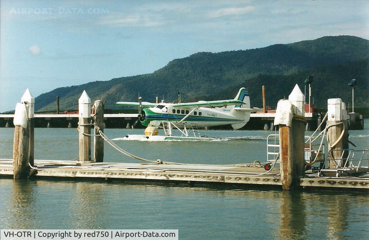 VH-OTR, 1960 De Havilland Canada DHC-3 Otter Otter C/N 373, Photograph by Edwin van Opstal with permission. Scanned from a color print. Photo taken at Cairns  Seaplane base.