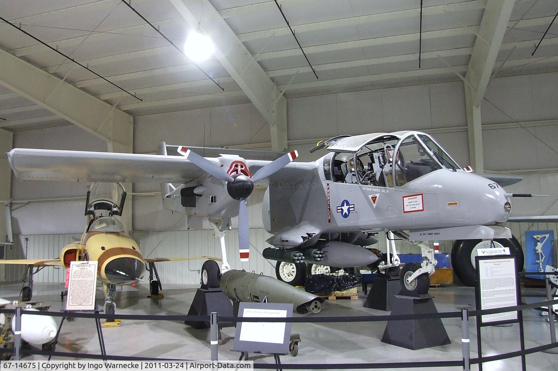 67-14675, North American OV-10A Bronco C/N 321-83, North American OV-10A Bronco at the Hill Aerospace Museum, Roy UT