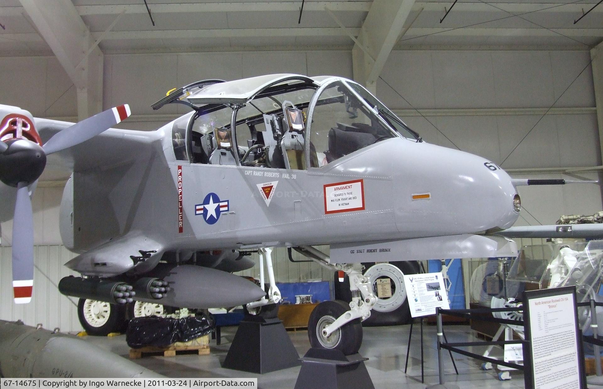 67-14675, North American OV-10A Bronco C/N 321-83, North American OV-10A Bronco at the Hill Aerospace Museum, Roy UT