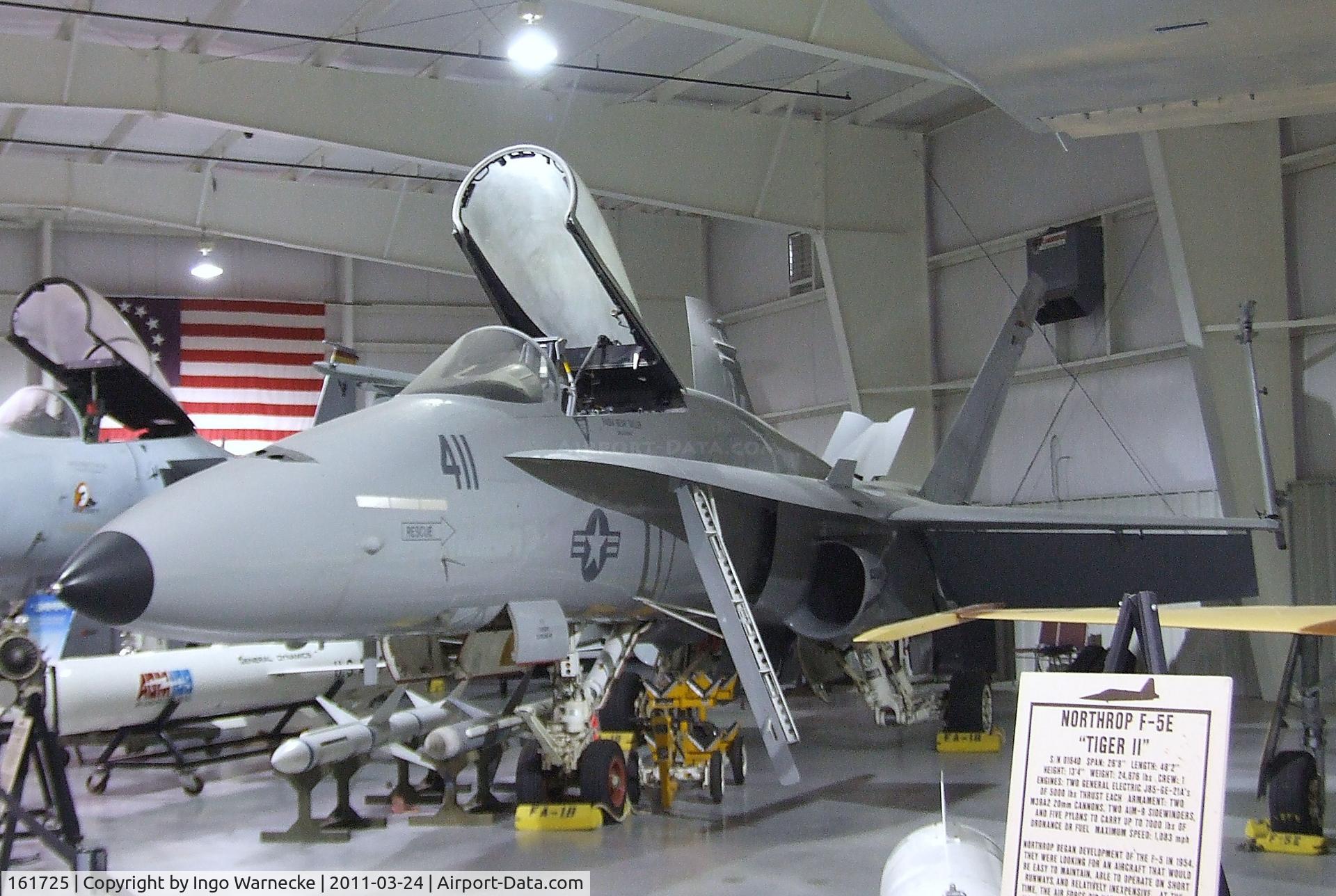 161725, McDonnell Douglas F/A-18A Hornet C/N 0076/A054, McDonnell Douglas F/A-18A Hornet at the Hill Aerospace Museum, Roy UT