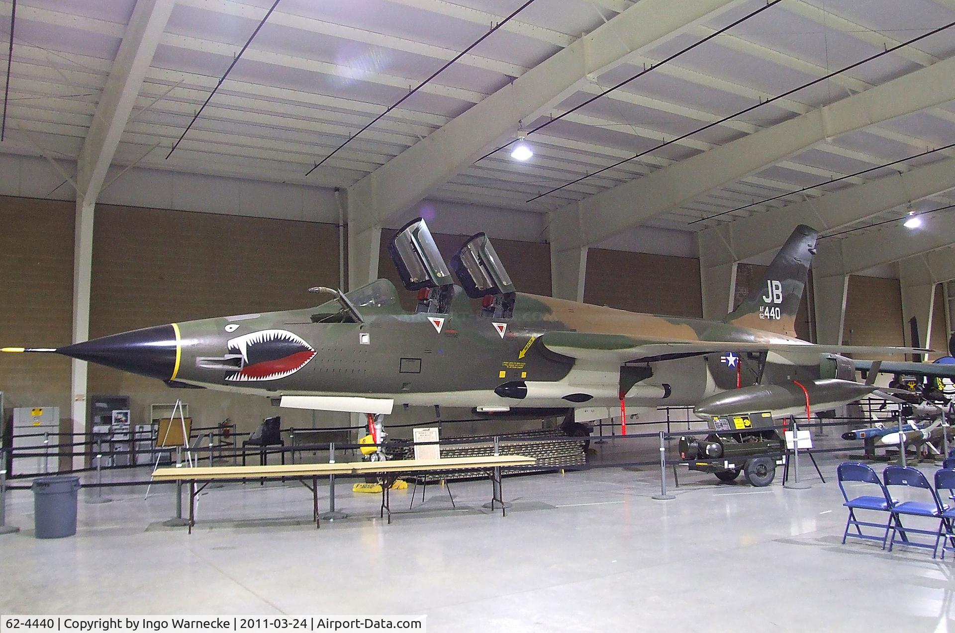 62-4440, 1962 Republic F-105G Thunderchief C/N F29, Republic F-105G Thunderchief at the Hill Aerospace Museum, Roy UT