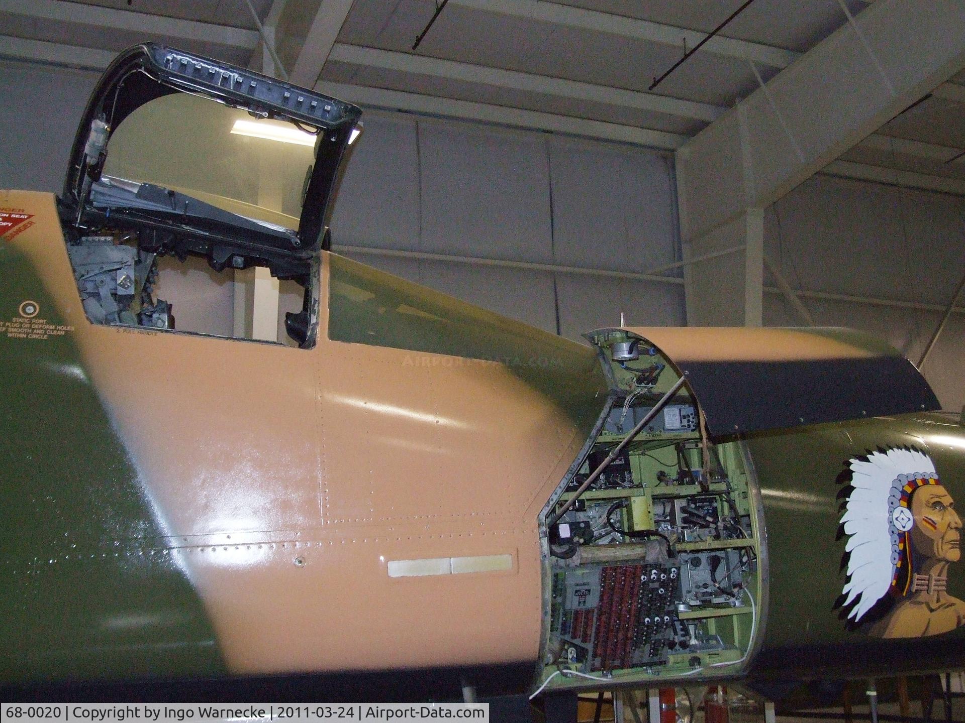 68-0020, 1968 General Dynamics F-111E Aardvark C/N A1-189/E-30, General Dynamics F-111E at the Hill Aerospace Museum, Roy UT