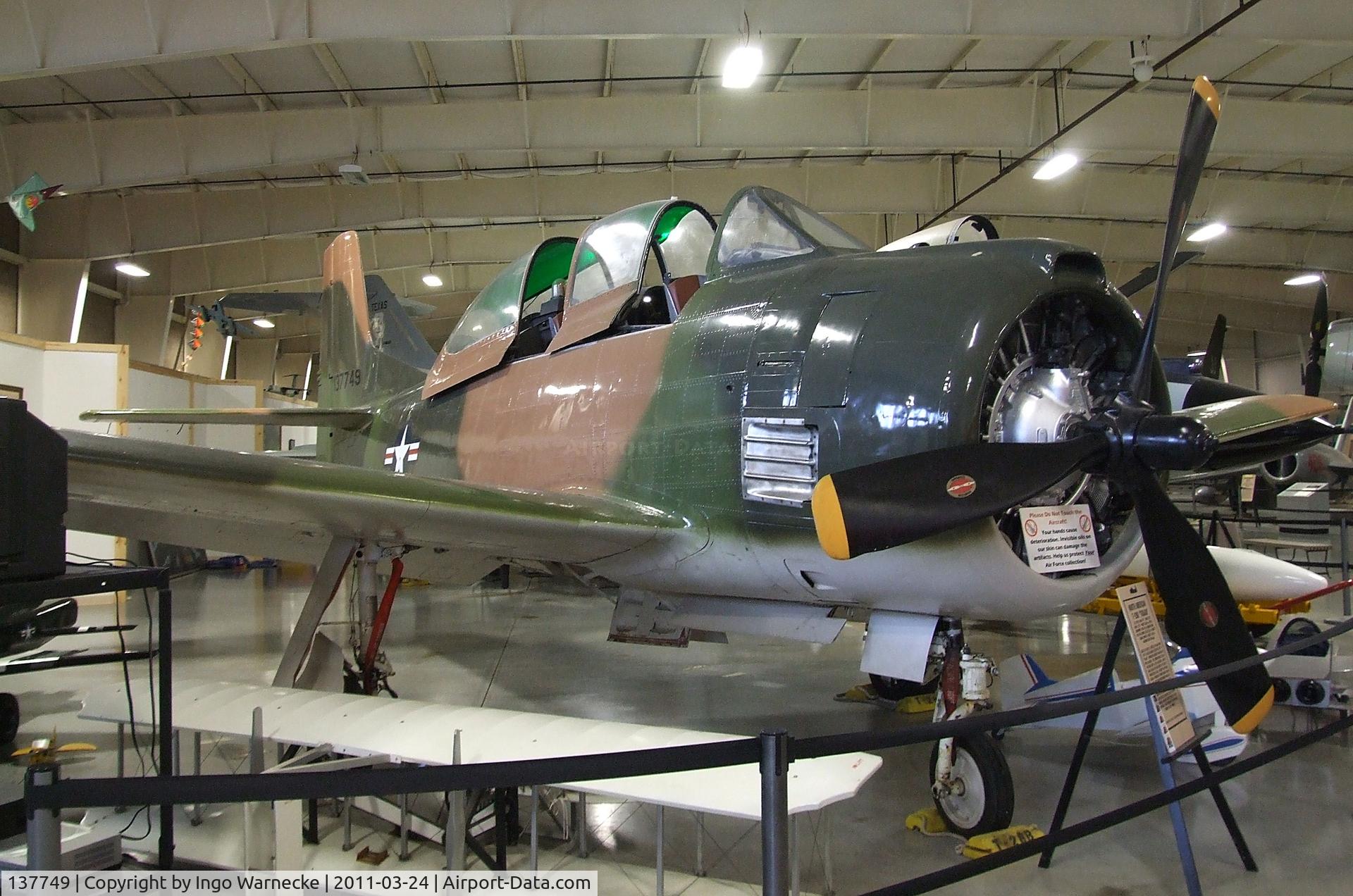 137749, North American T-28B Trojan C/N 200-112, North American T-28B Trojan at the Hill Aerospace Museum, Roy UT