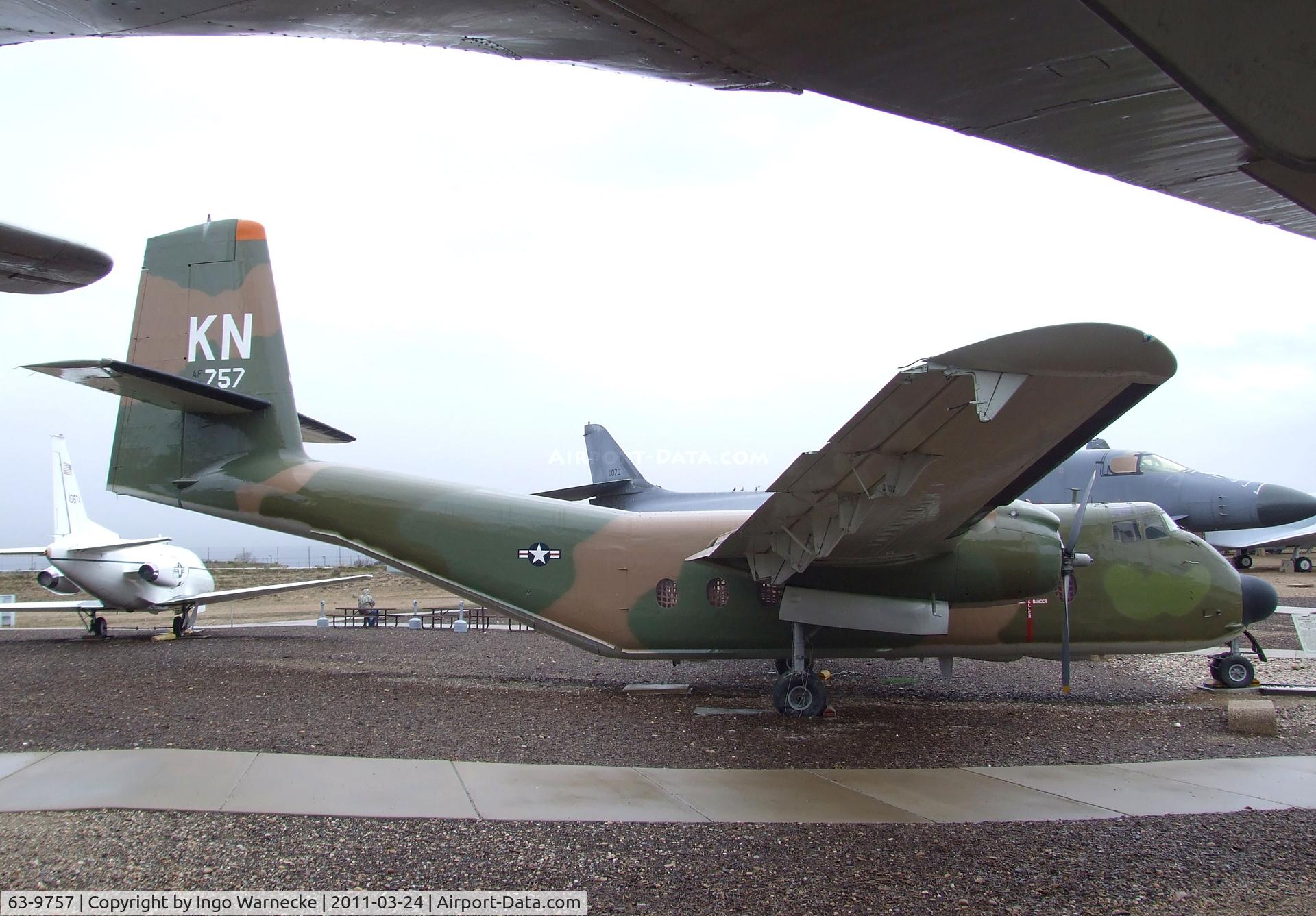 63-9757, 1963 De Havilland Canada C-7B Caribou C/N 220, De Havilland Canada C-7B Caribou at the Hill Aerospace Museum, Roy UT