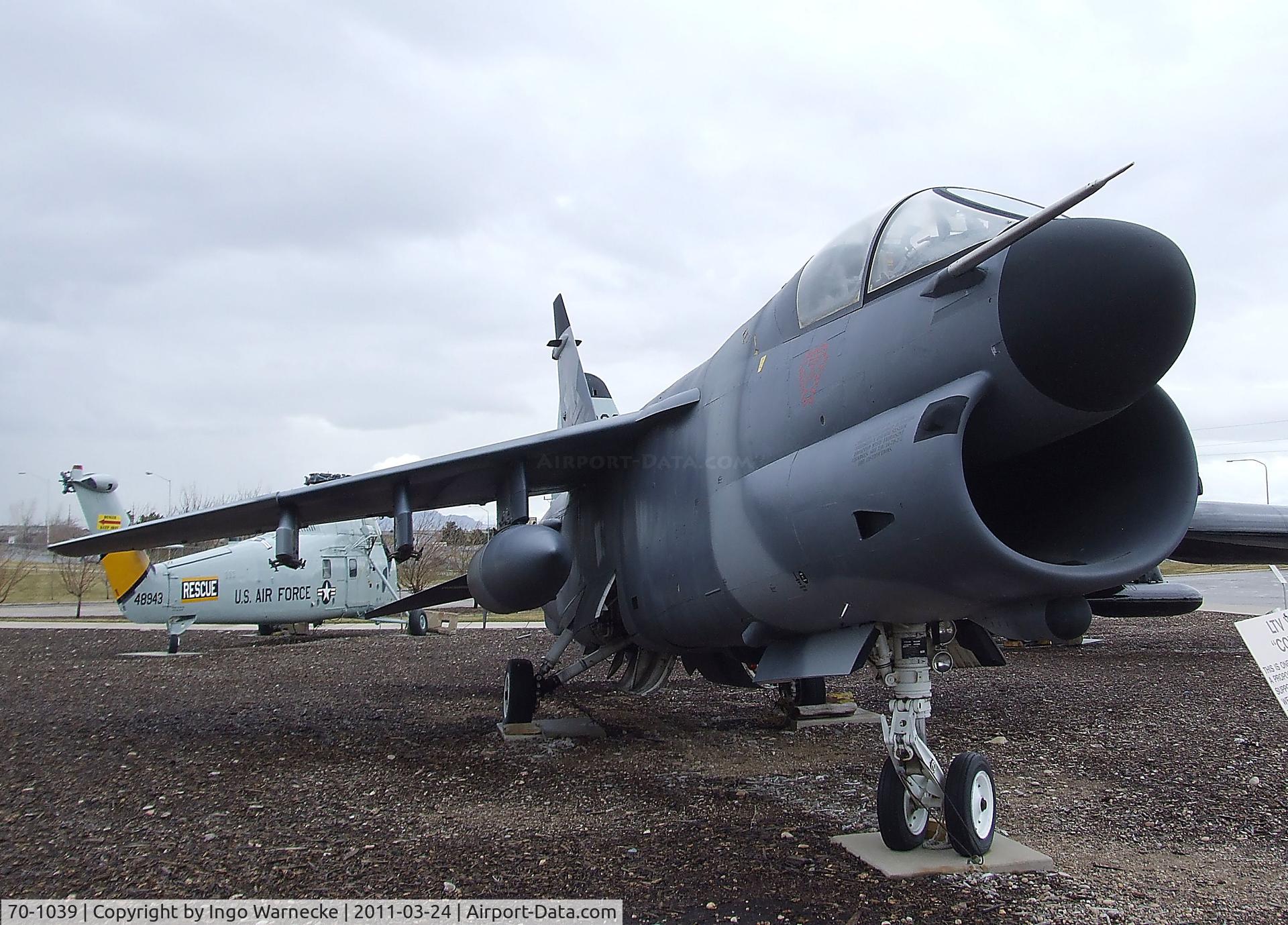 70-1039, LTV YA-7F Corsair II C/N D-185, LTV YA-7F Corsair II - also known as 