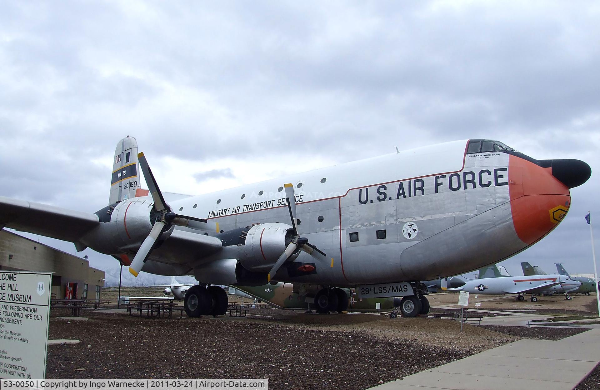 53-0050, 1953 Douglas C-124C Globemaster II C/N 44345, Douglas C-124C Globemaster II at the Hill Aerospace Museum, Roy UT
