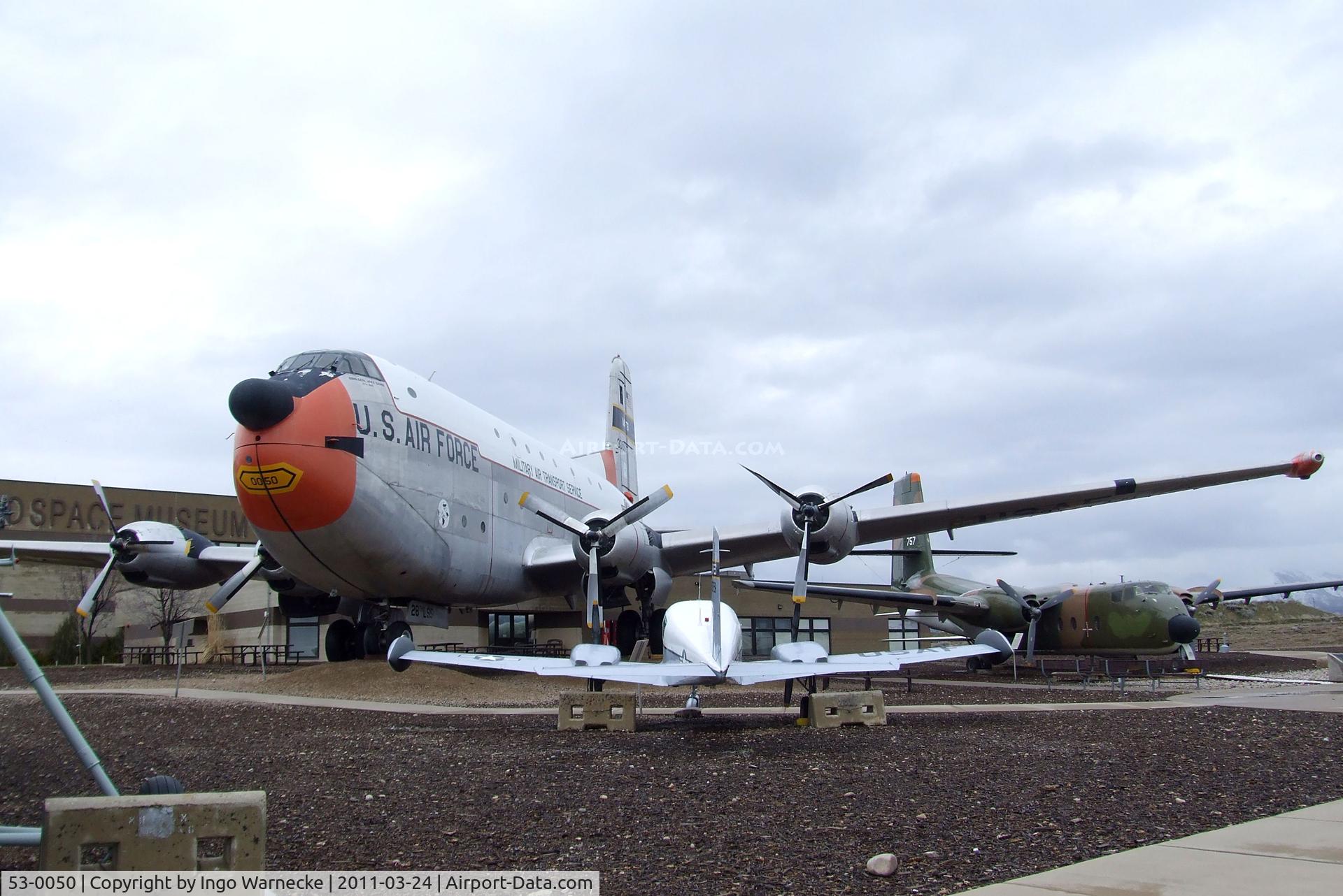 53-0050, 1953 Douglas C-124C Globemaster II C/N 44345, Douglas C-124C Globemaster II at the Hill Aerospace Museum, Roy UT