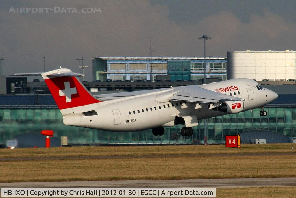 HB-IXO, 1996 British Aerospace Avro 146-RJ100 C/N E3284, Swiss European Airlines