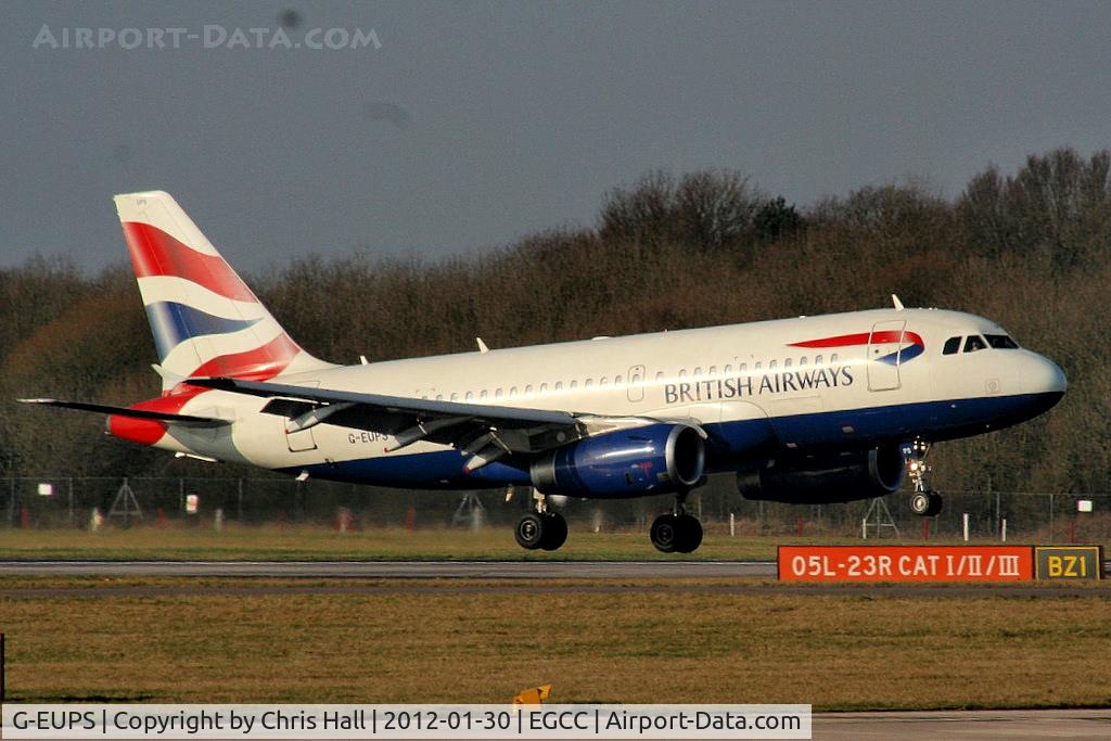 G-EUPS, 2000 Airbus A319-131 C/N 1338, British Airways