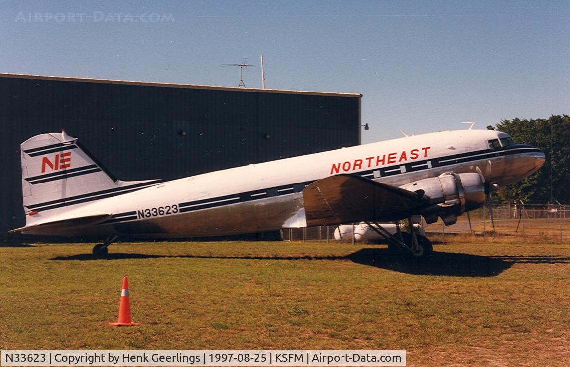 N33623, 1944 Douglas DC-3C C/N 20215, Dakota Aviation Museum , Sanford , Maine