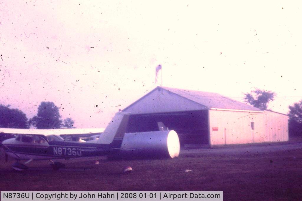 N8736U, 1965 Cessna 172F C/N 17252640, N8736U at New Paltz NY Stanton Field in 1969  
Walt Paradise owned it at that time.