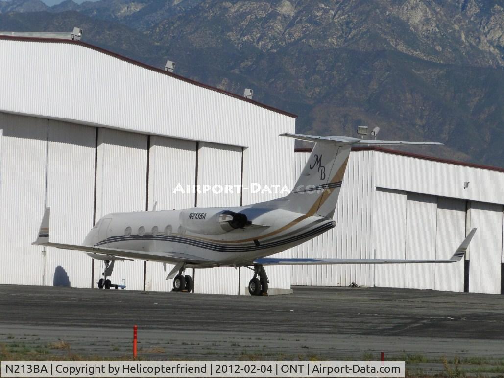 N213BA, 1982 Gulfstream American G-1159A Gulfstream III C/N 453, Headed into the hanger for protection from the wind