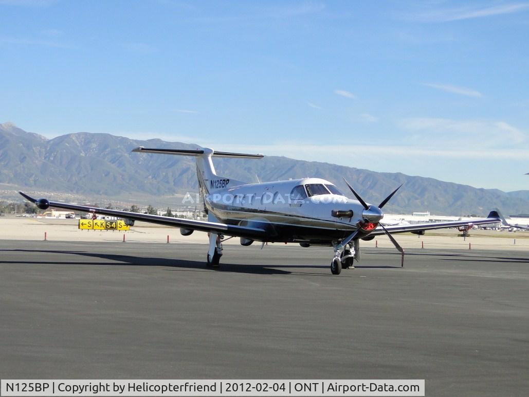 N125BP, 2008 Pilatus PC-12/47E C/N 1012, Parked on the south side