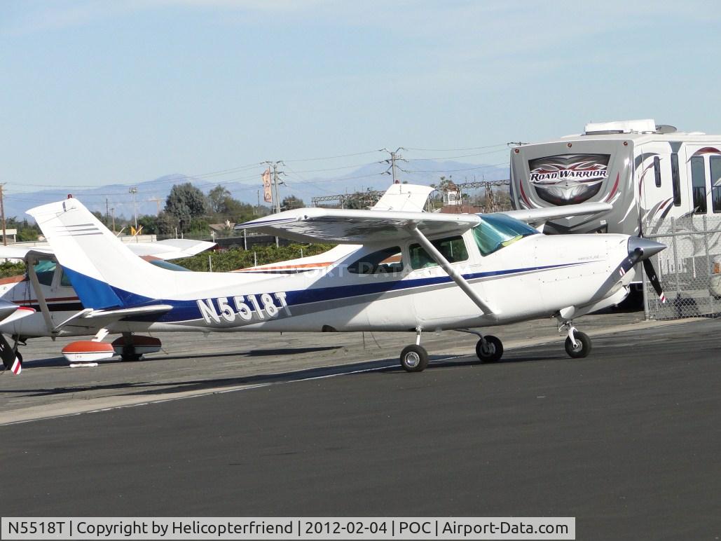 N5518T, 1982 Cessna TR182 Turbo Skylane RG C/N R182-01882, Parked in Howard Aviation parking area