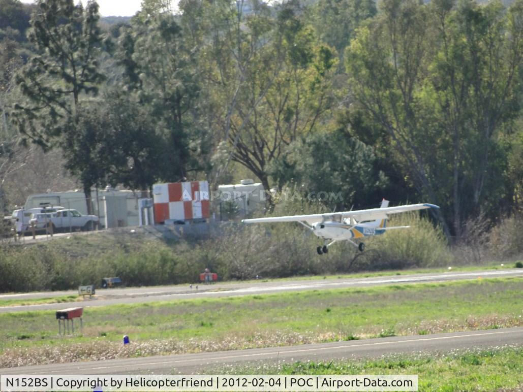 N152BS, 1979 Cessna 152 C/N 15283553, Getting ready to touch down on runway 8R