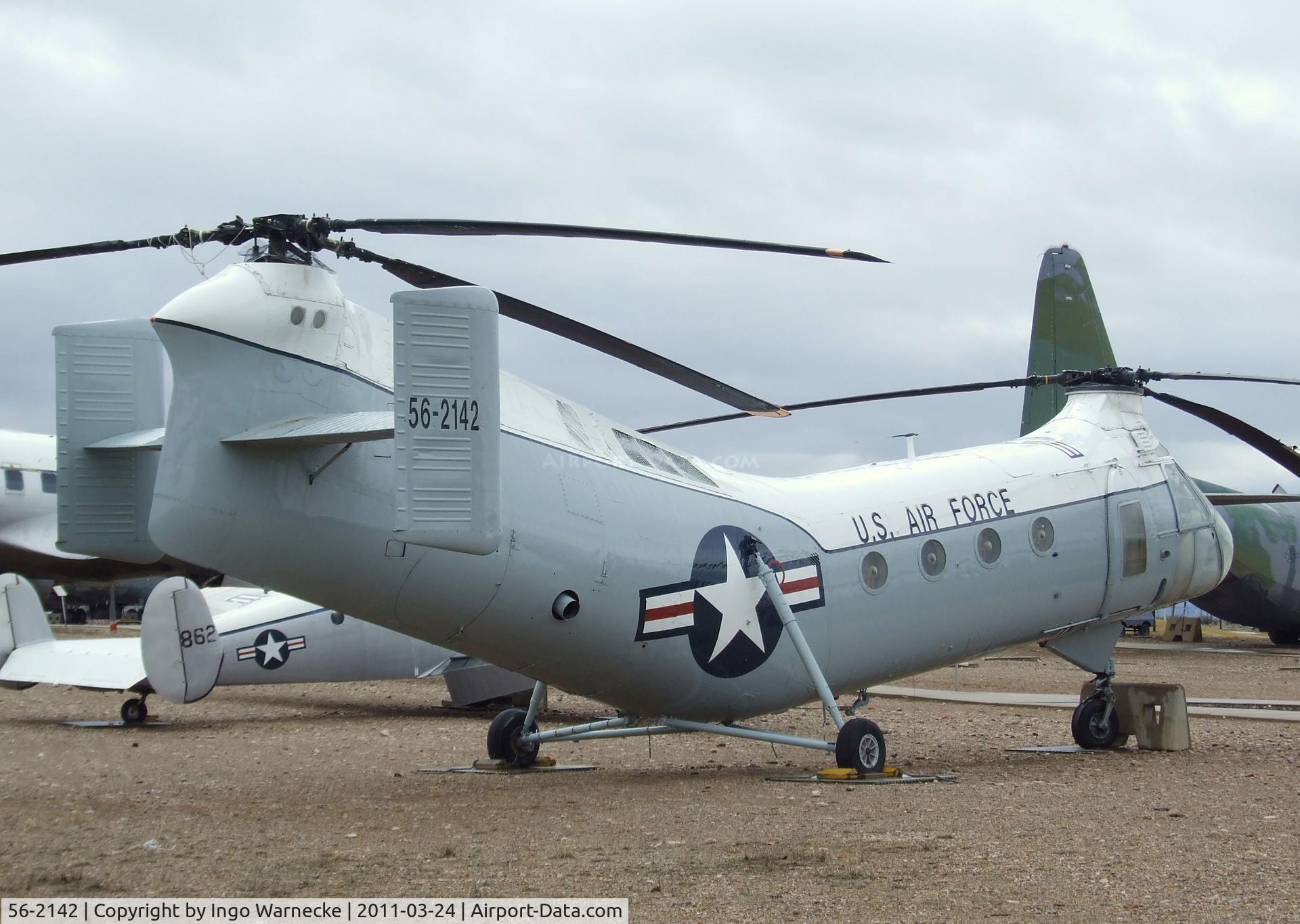 56-2142, 1956 Piasecki H-21C Shawnee C/N C.304, Piasecki H-21C Shawnee at the Hill Aerospace Museum, Roy UT