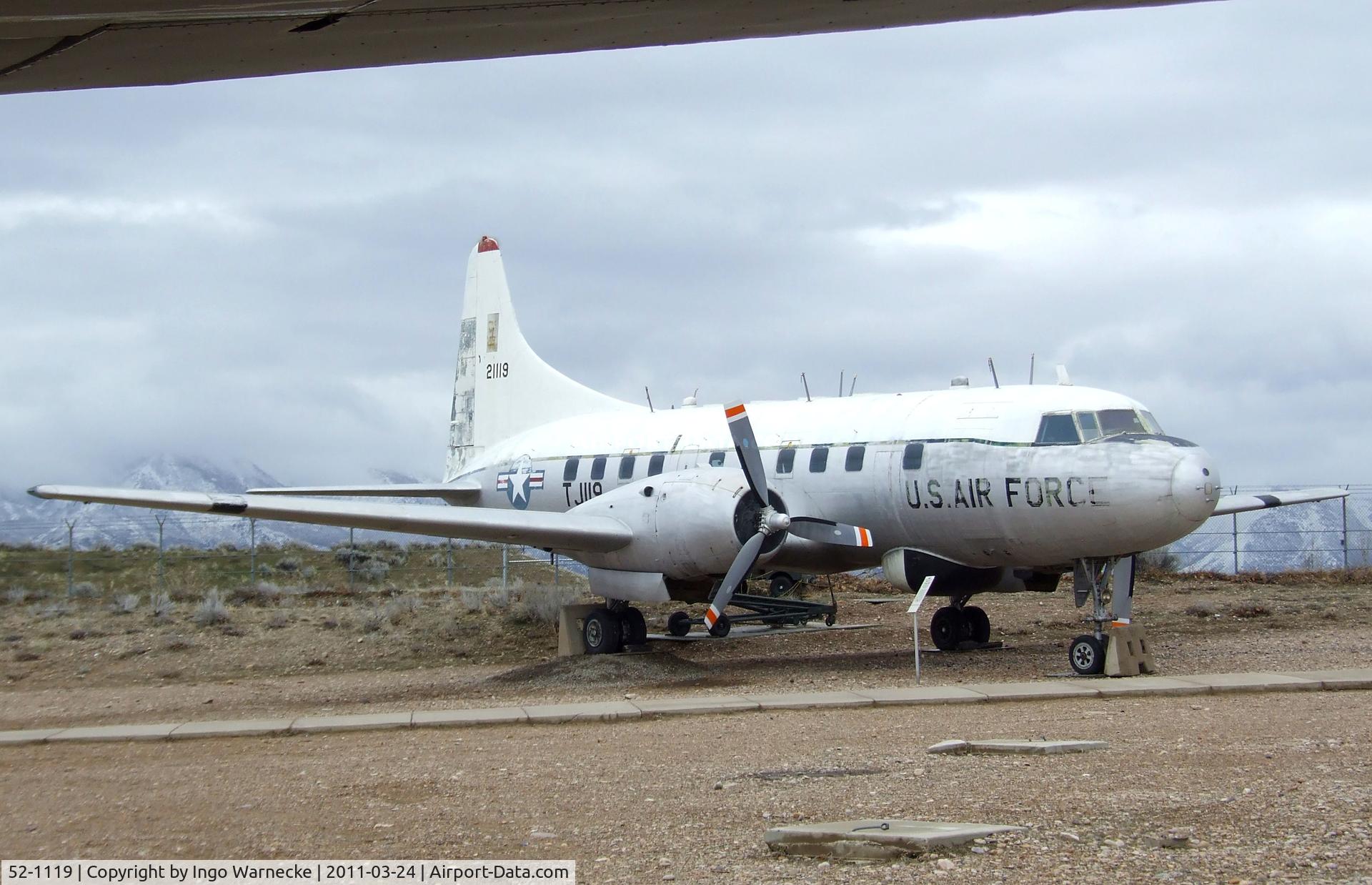 52-1119, 1952 Convair T-29C C/N 358, Convair T-29C Flying Classroom at the Hill Aerospace Museum, Roy UT