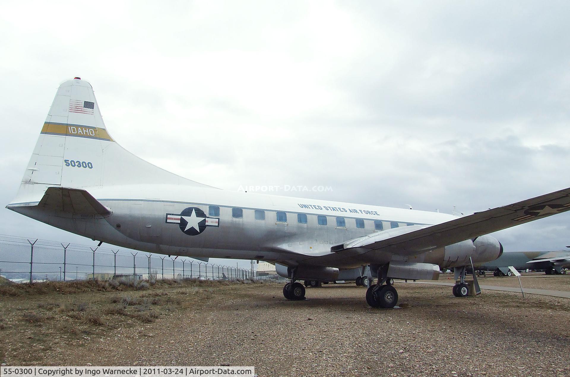 55-0300, 1955 Convair C-131D Samaritan C/N 233, Convair C-131D Samaritan at the Hill Aerospace Museum, Roy UT
