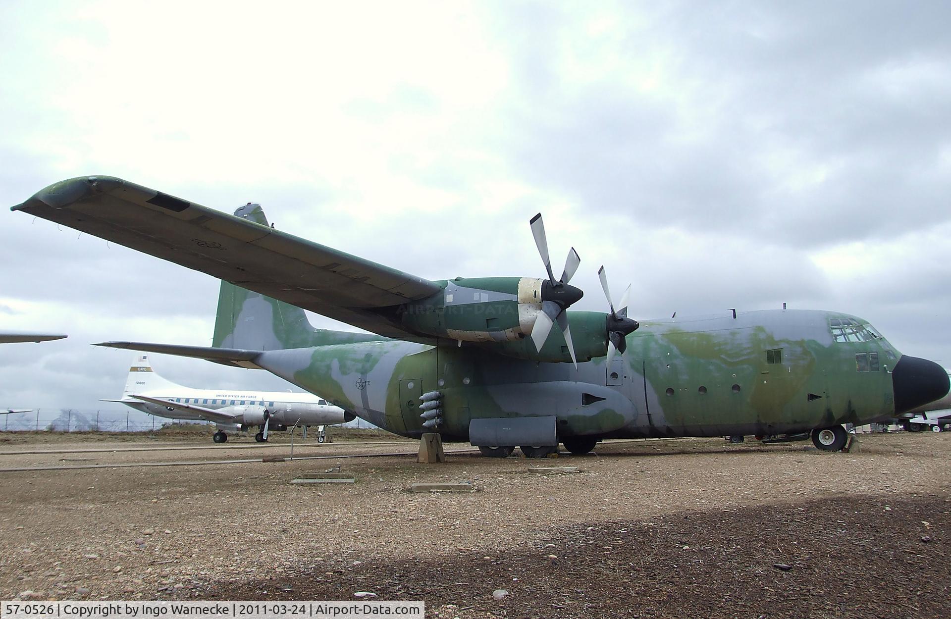 57-0526, 1957 Lockheed NC-130B Hercules C/N 282-3502, Lockheed NC-130B Hercules at the Hill Aerospace Museum, Roy UT