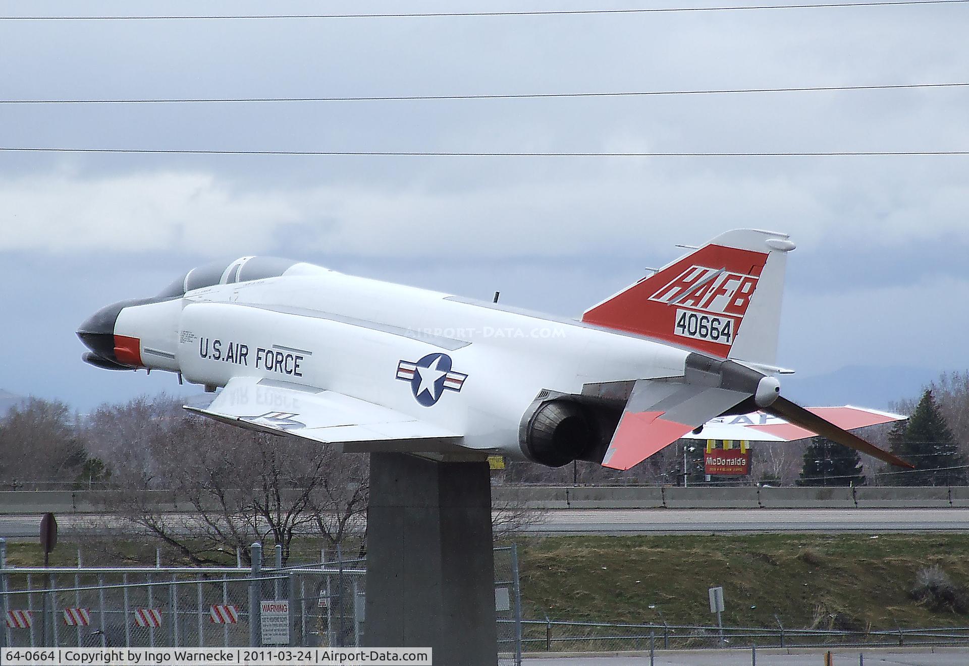 64-0664, 1964 McDonnell F-4C Phantom II C/N 884, McDonnell F-4C Phantom II at the Hill Aerospace Museum, Roy UT