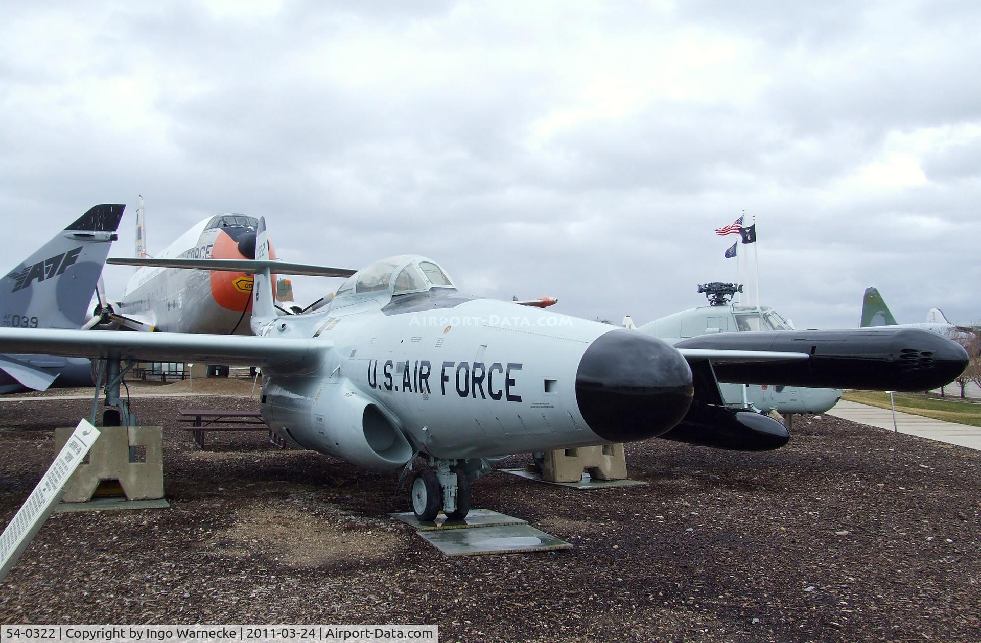 54-0322, 1954 Northrop F-89H Scorpion C/N Not found 54-0322, Northrop F-89H Scorpion at the Hill Aerospace Museum, Roy UT