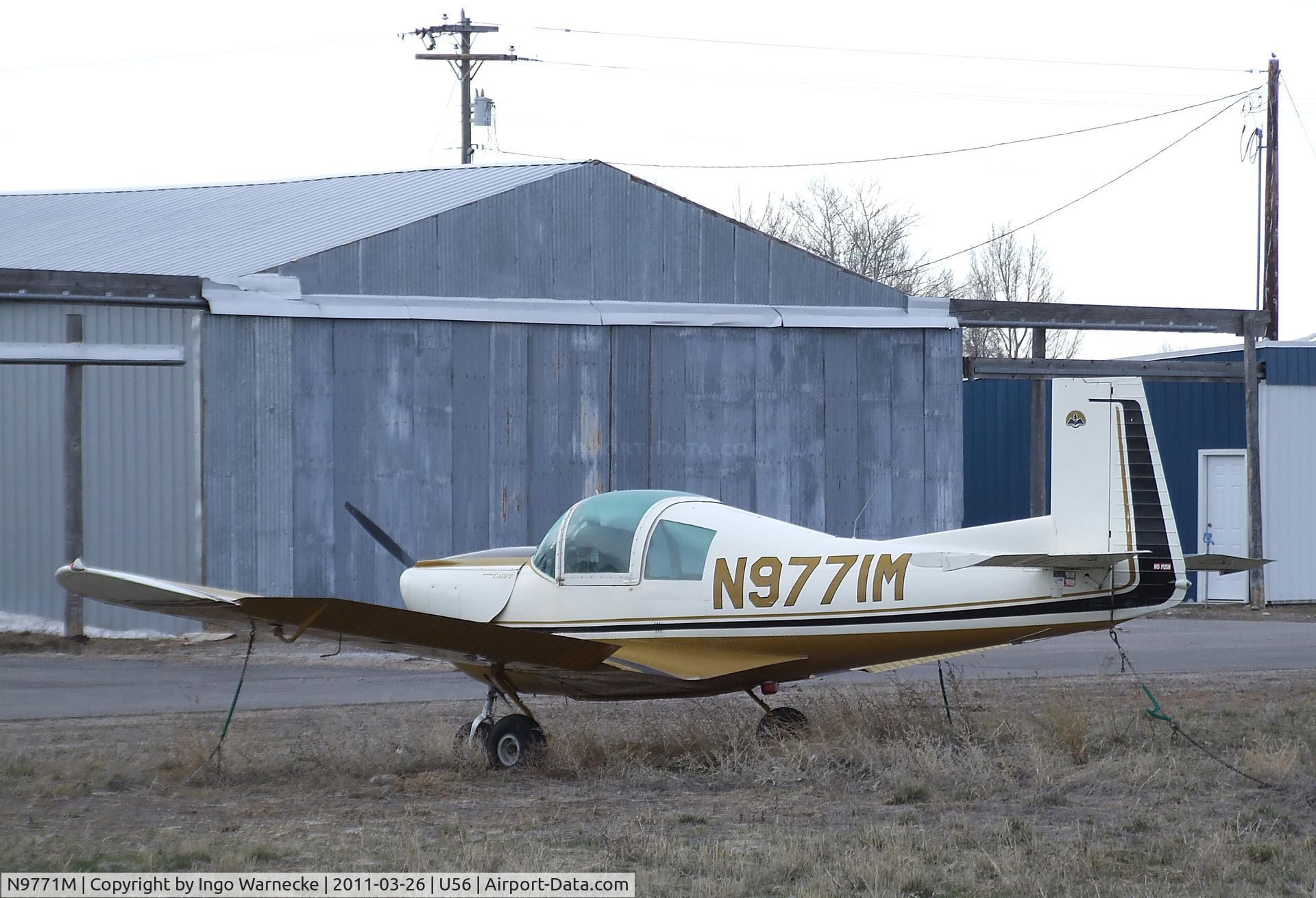 N9771M, 1970 Mooney M10 Cadet C/N 700042, Mooney M.10 Cadet at Rigby-Jefferson County airport, Rigby ID