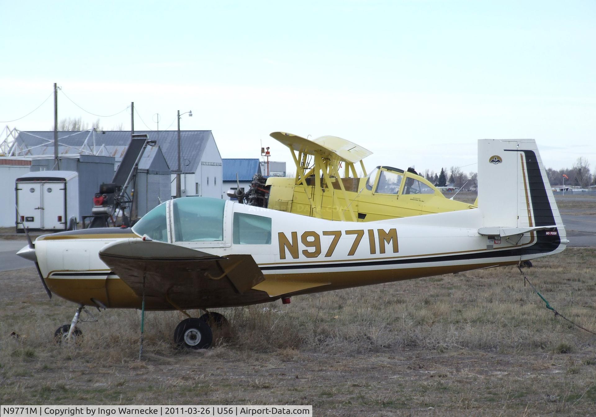 N9771M, 1970 Mooney M10 Cadet C/N 700042, Mooney M.10 Cadet at Rigby-Jefferson County airport, Rigby ID