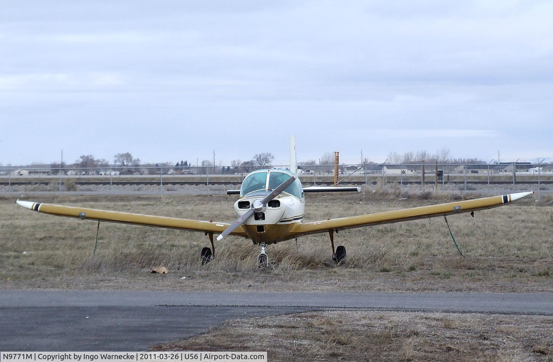 N9771M, 1970 Mooney M10 Cadet C/N 700042, Mooney M.10 Cadet at Rigby-Jefferson County airport, Rigby ID