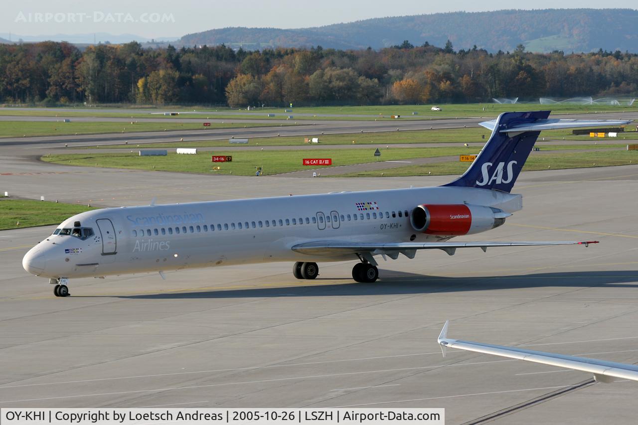 OY-KHI, 1988 McDonnell Douglas MD-87 (DC-9-87) C/N 49614, Scandinavian