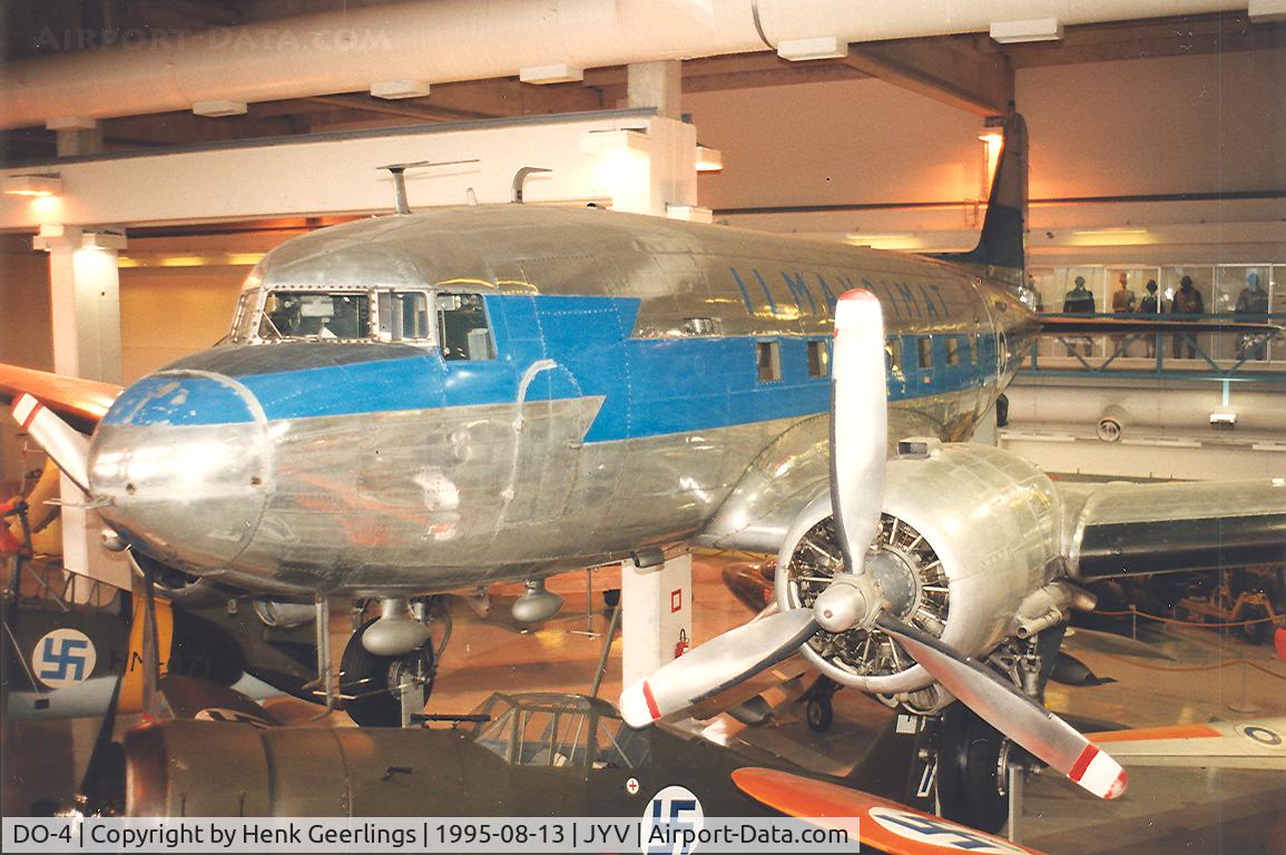 DO-4, 1943 Douglas C-47A Skytrain C/N 25515, Tikkakoshki Museum  in Jyvaskyla , August 1995