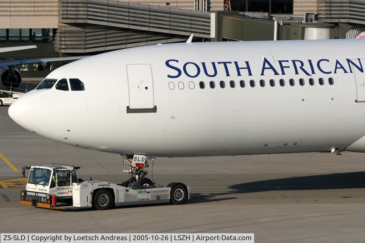ZS-SLD, 1993 Airbus A340-211 C/N 019, South African A340