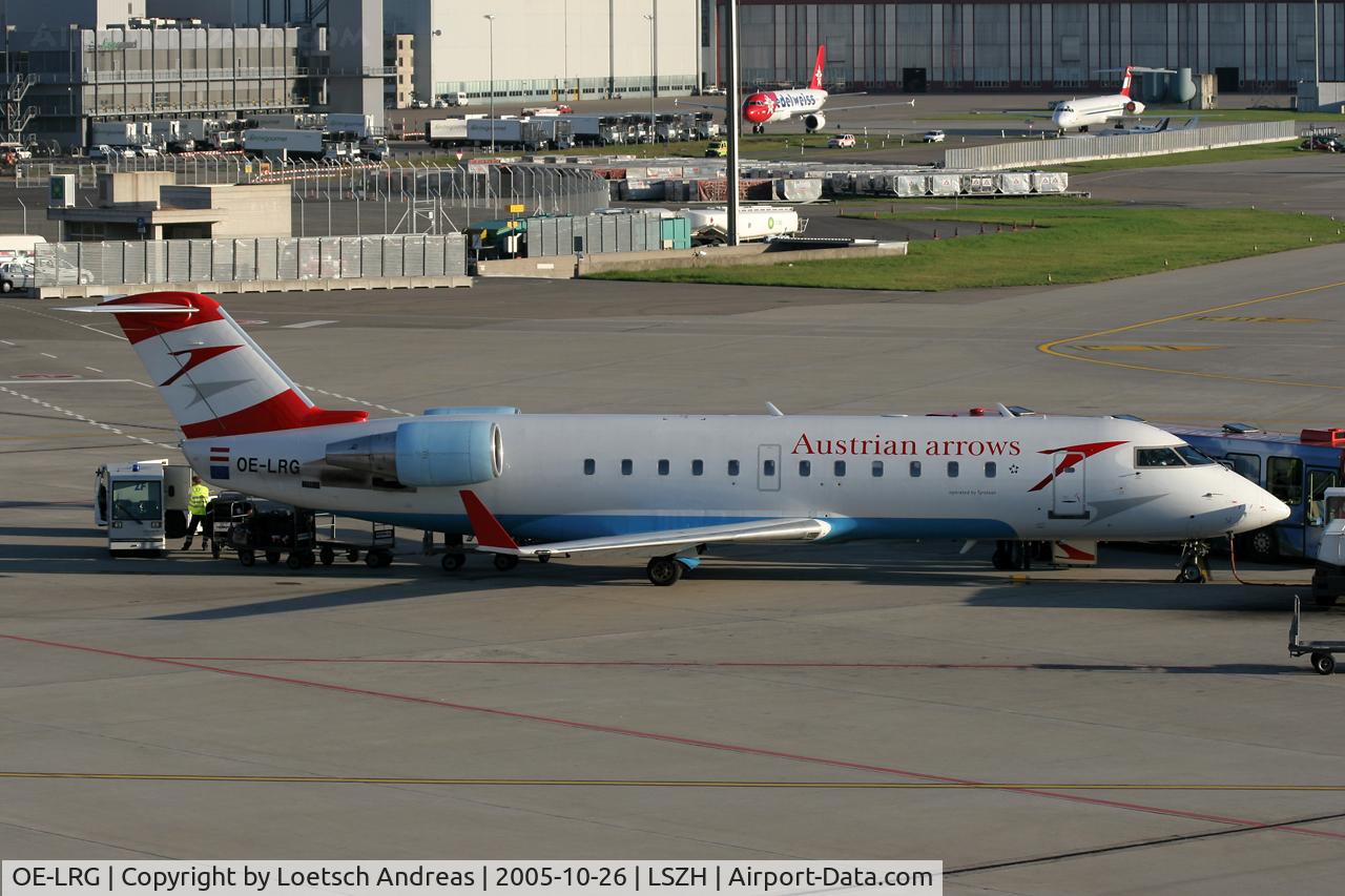 OE-LRG, Canadair CRJ-100LR (CL-600-2B19) C/N 7063, former Lauda Air / now Austrian Arrows (op by Tyrolean) built in 1995. leaves austrian planeregister May 2006