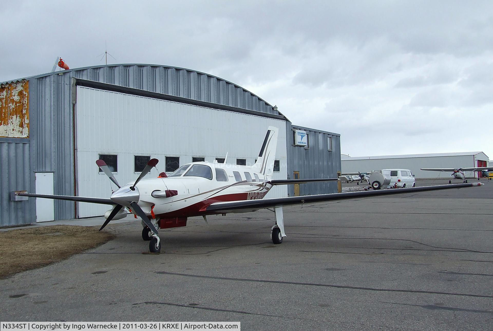 N334ST, 2007 Piper PA-46-500TP C/N 4697334, Piper PA-46-500TP Malibu Meridian at Rexburg-Madison County airport, Rexburg ID