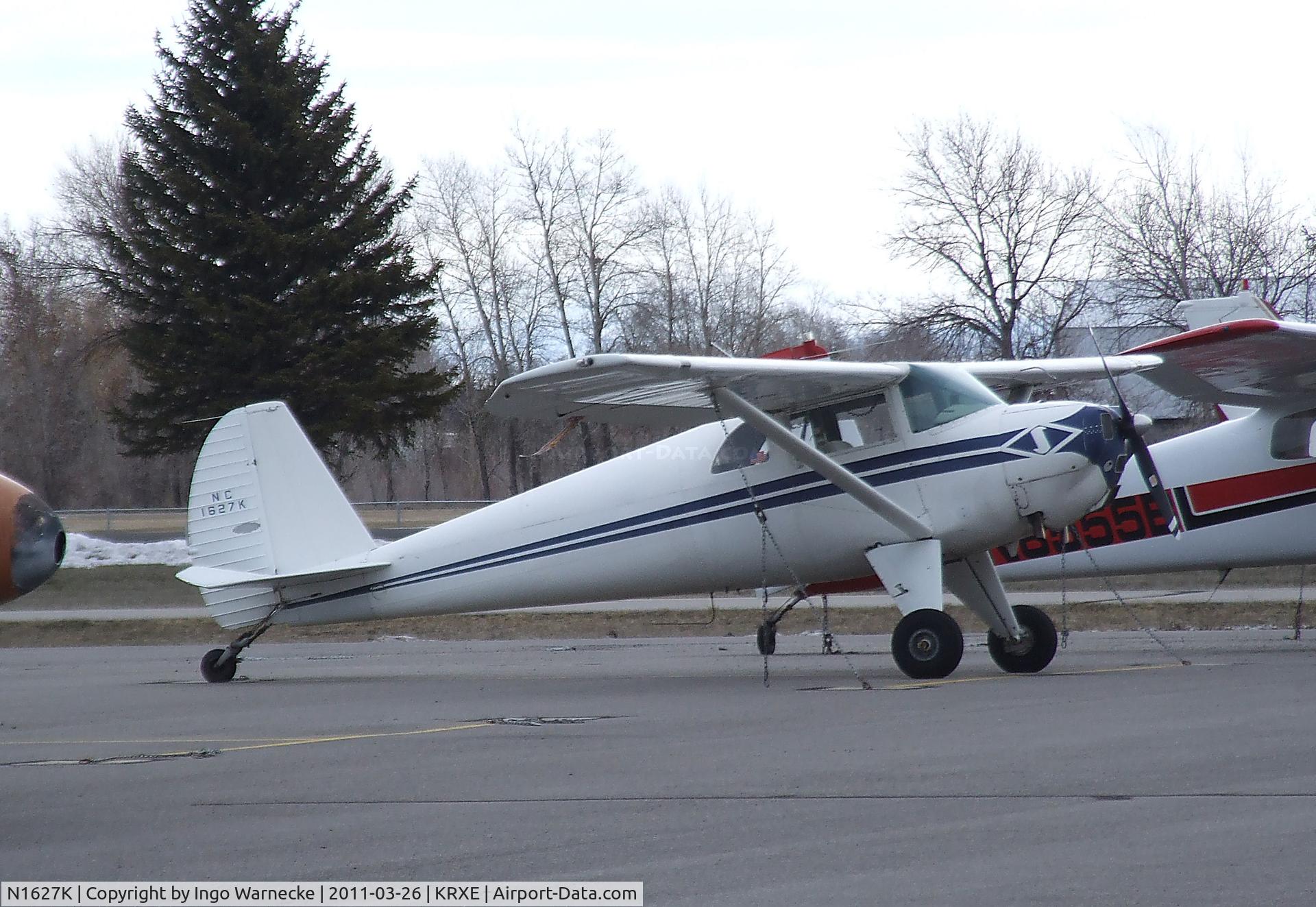 N1627K, 1946 Luscombe 8A C/N 4354, Luscombe 8A at Rexburg-Madison County airport, Rexburg ID