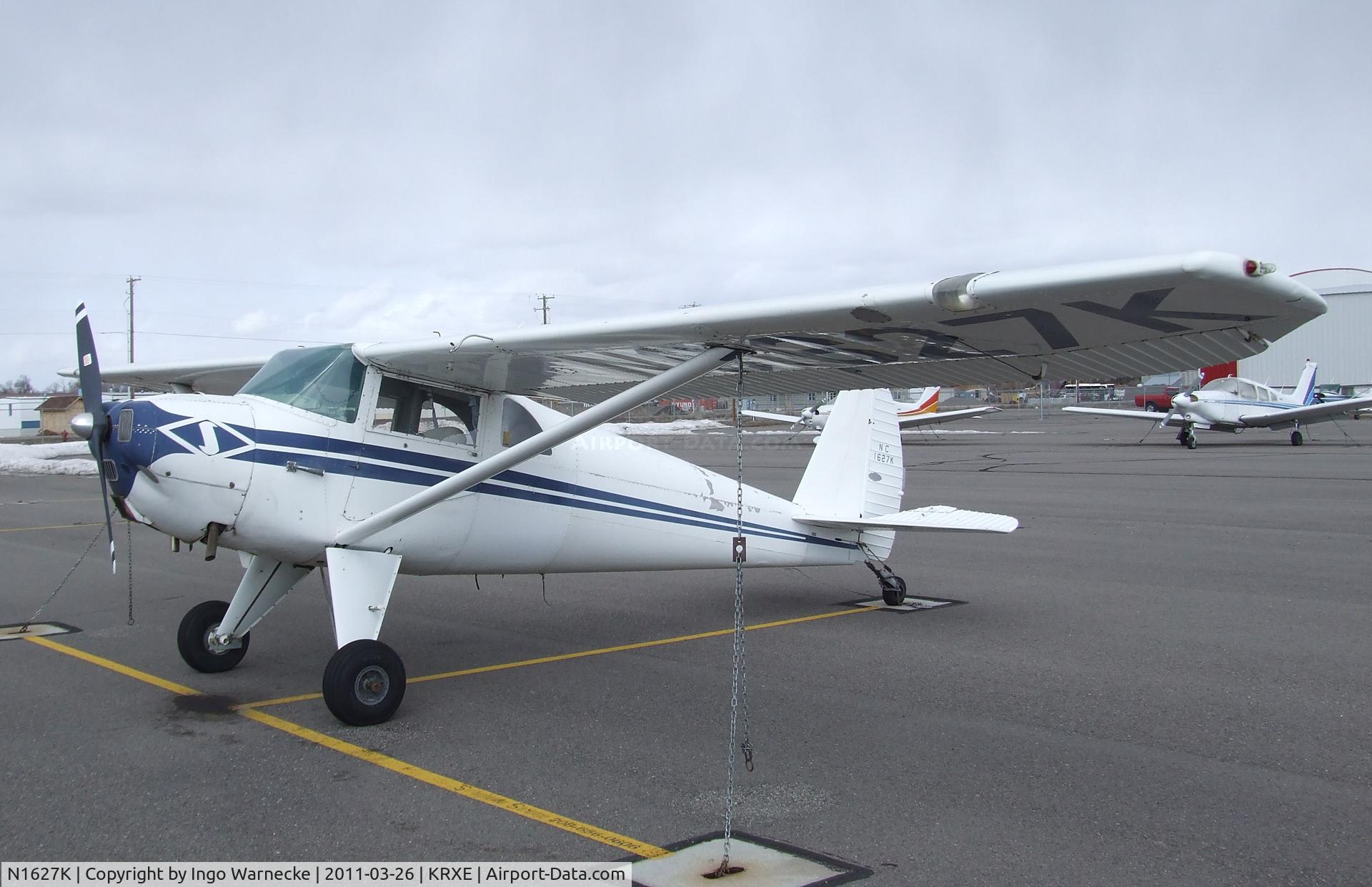 N1627K, 1946 Luscombe 8A C/N 4354, Luscombe 8A at Rexburg-Madison County airport, Rexburg ID
