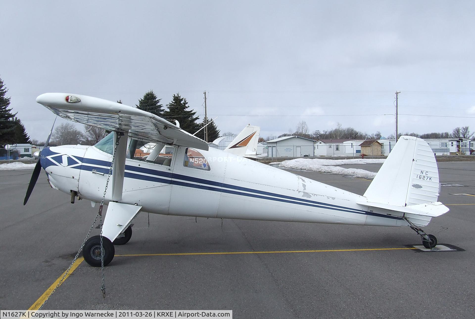 N1627K, 1946 Luscombe 8A C/N 4354, Luscombe 8A at Rexburg-Madison County airport, Rexburg ID