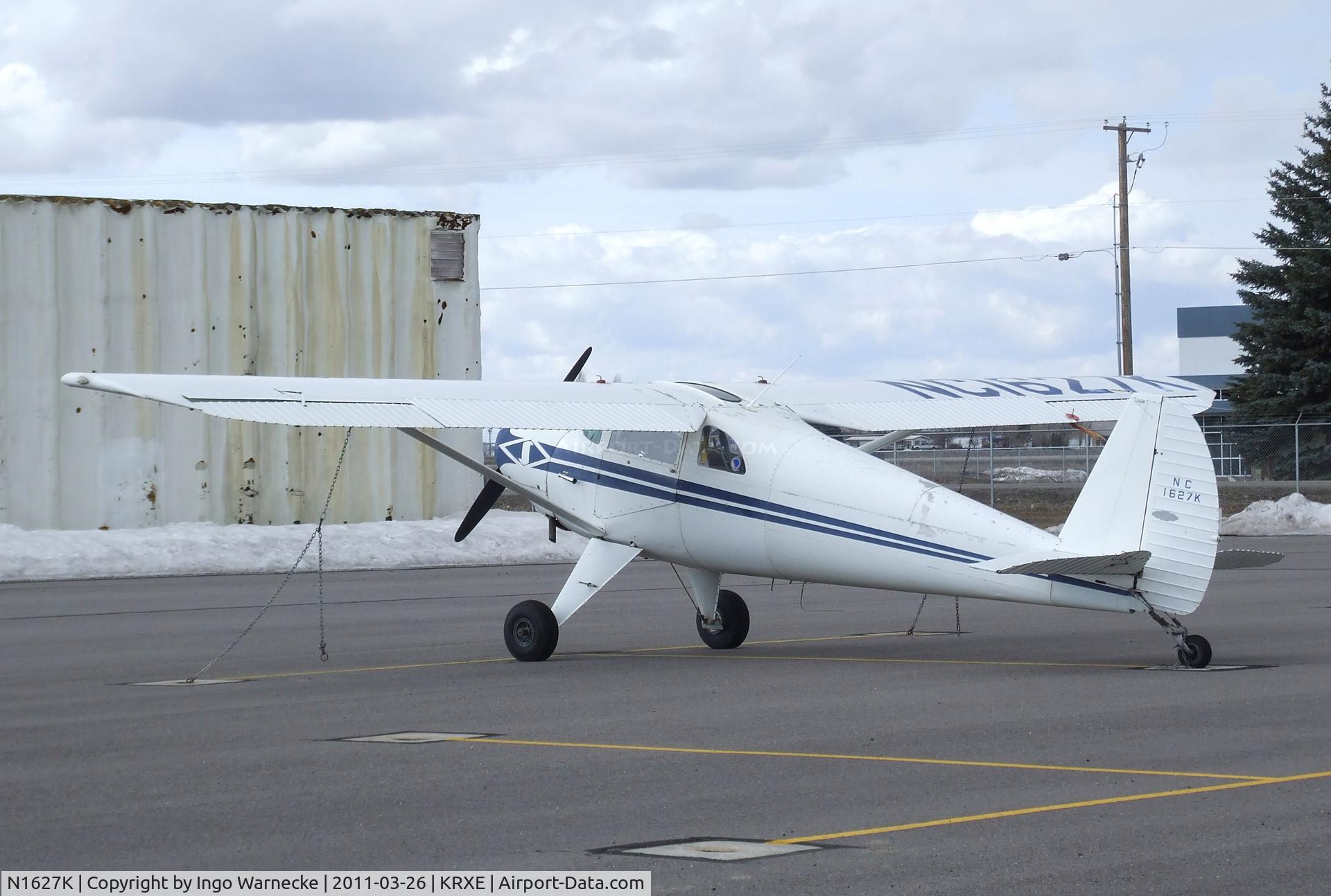 N1627K, 1946 Luscombe 8A C/N 4354, Luscombe 8A at Rexburg-Madison County airport, Rexburg ID