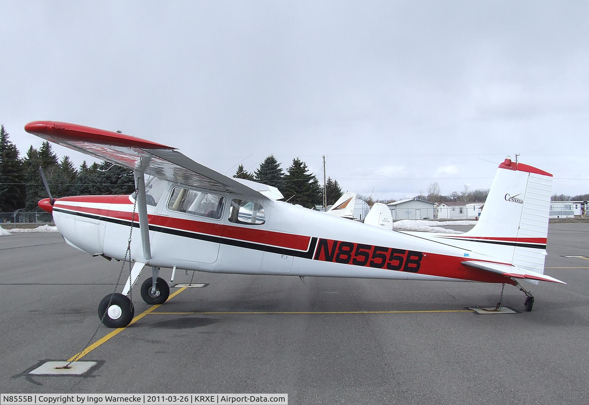 N8555B, 1957 Cessna 172 C/N 36255, Cessna 172 (taildragger) at Rexburg-Madison County airport, Rexburg ID