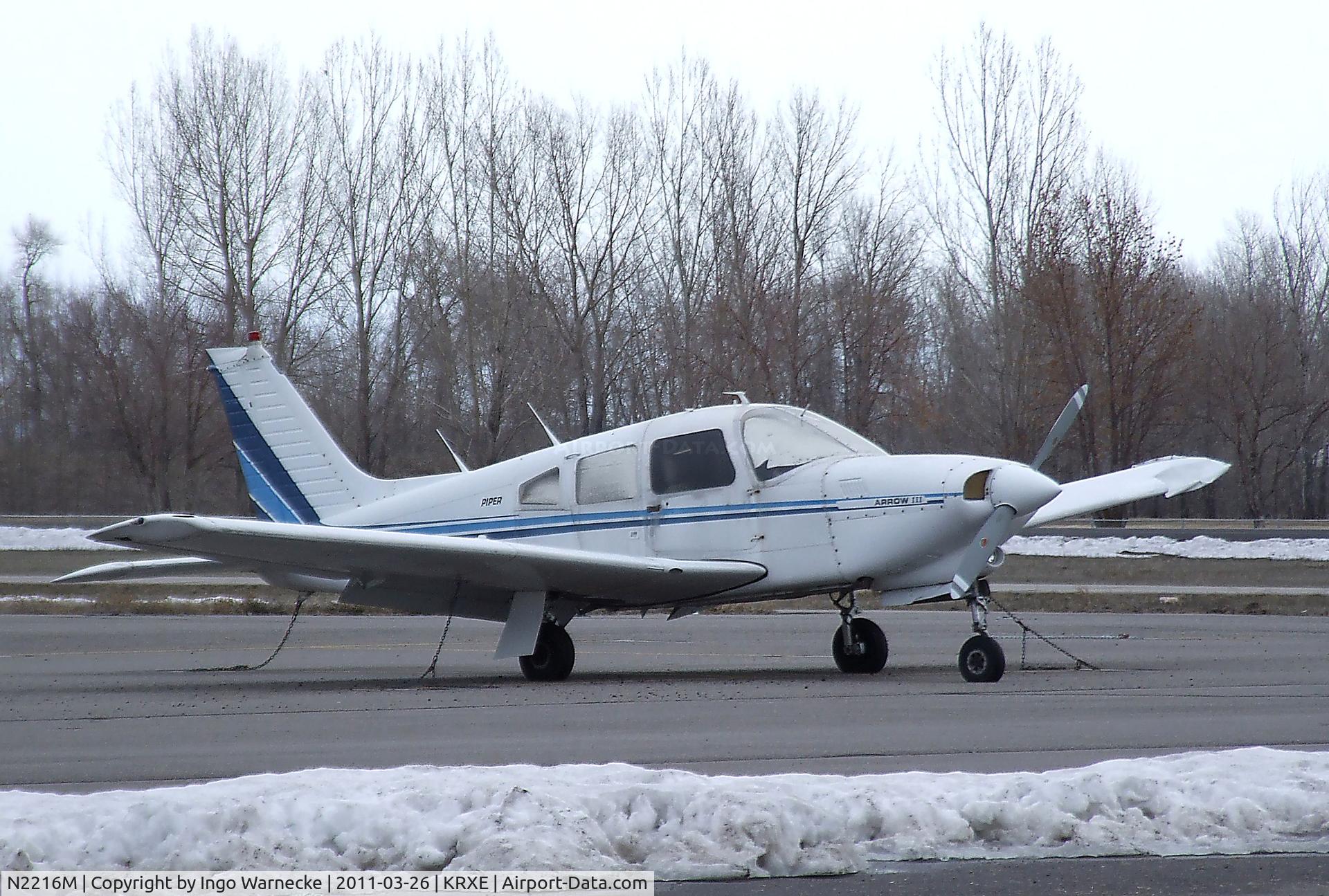 N2216M, 1977 Piper PA-28R-201T Cherokee Arrow III C/N 28R-7803112, Piper PA-28R-201T Turbo Arrow III at Rexburg-Madison County airport, Rexburg ID