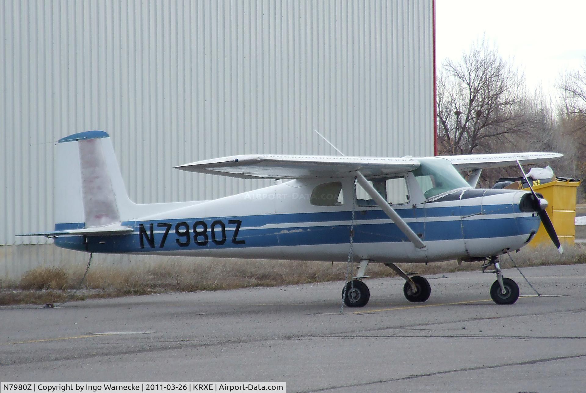 N7980Z, 1963 Cessna 150C C/N 15060080, Cessna 150C at Rexburg-Madison County airport, Rexburg ID