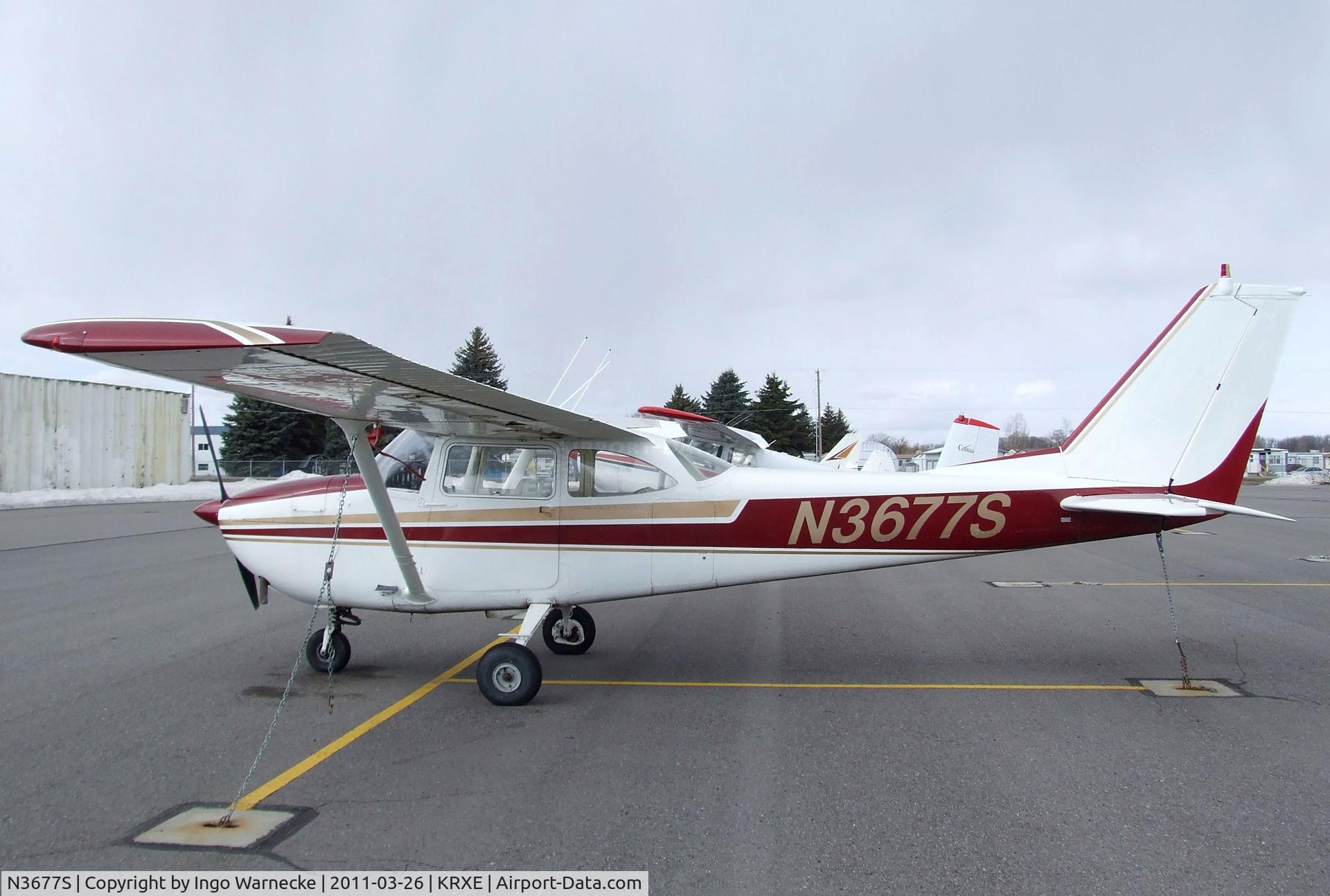 N3677S, 1963 Cessna 172E C/N 17250877, Cessna 172E Skyhawk at Rexburg-Madison County airport, Rexburg ID