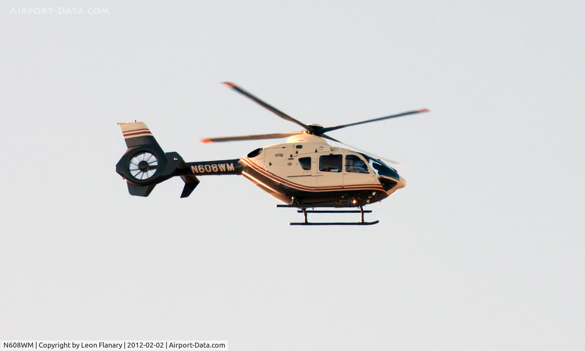 N608WM, 2007 Eurocopter EC-135P-2+ C/N 0575, From my balcony. Over Elliott Bay. Seattle Wa.
Feb2012